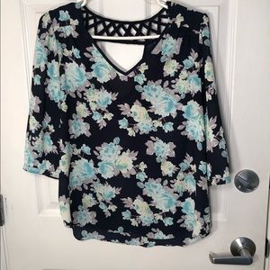 A. Byer blouse with flowers